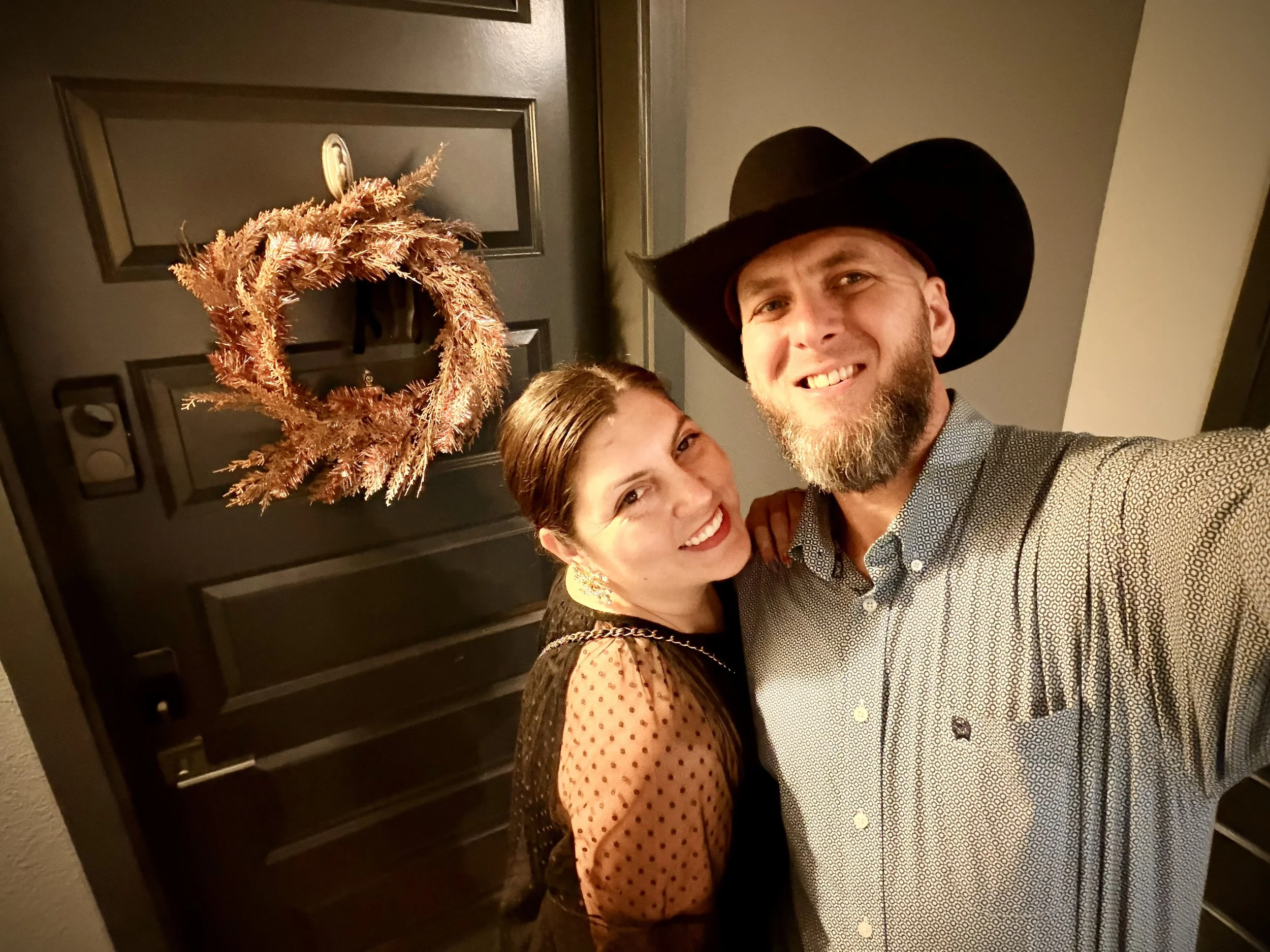 Christmas Wreath with Beth and Nathan