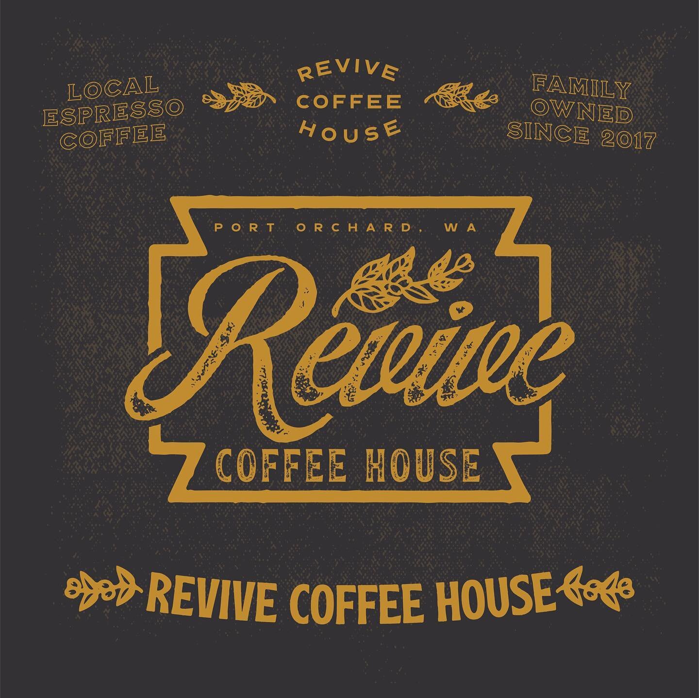 Fresh Rebrand for Revive Coffee
&mdash;&mdash;
Beyond excited to show off this work along with new menus and signage for @revive.coffeehouse 
&mdash;&mdash;
&bull;
&bull;
&bull;
&bull;
&bull;
#portorchardwashington #kitsappeninsula #branddesign #logo