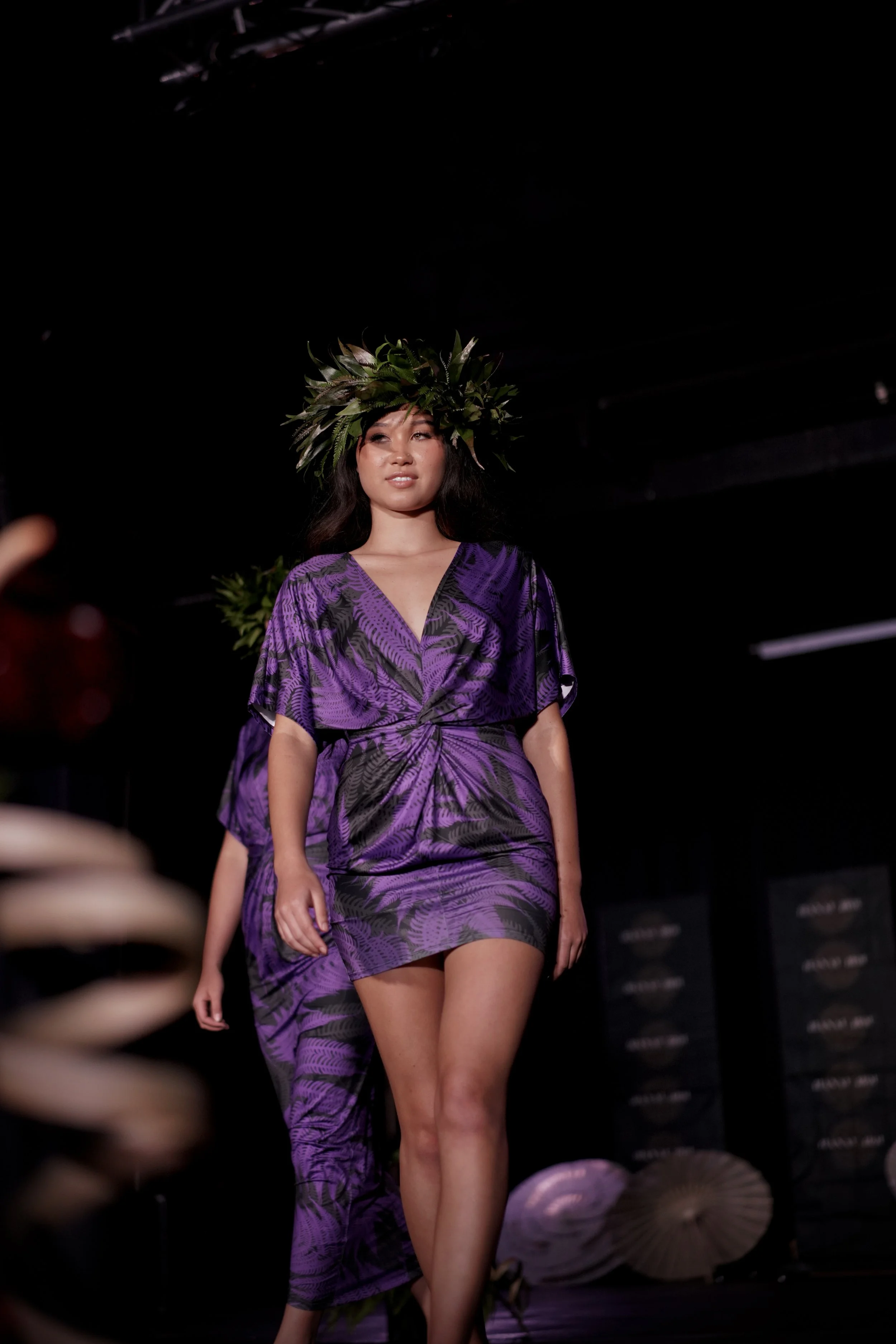 Lina Short Dress | Poni/Black | Palapalai