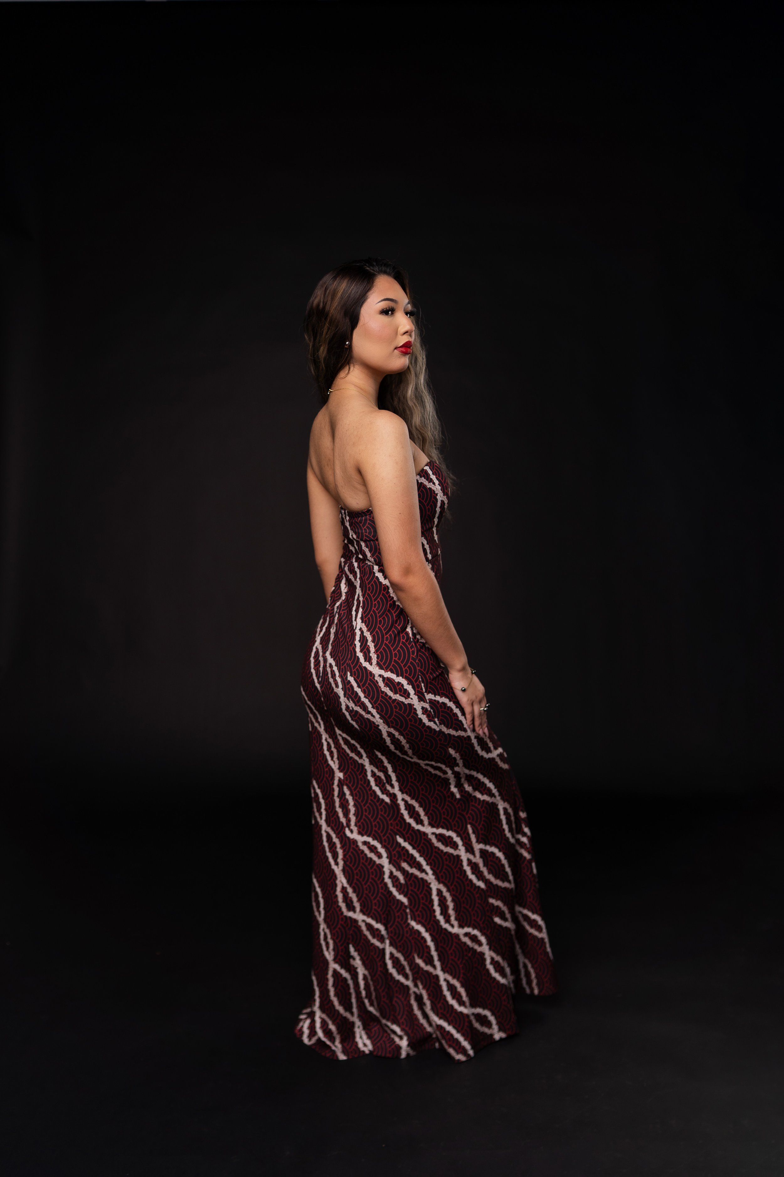 Kuʻuipo Gown | Berry Wine | Pupu Aloha
