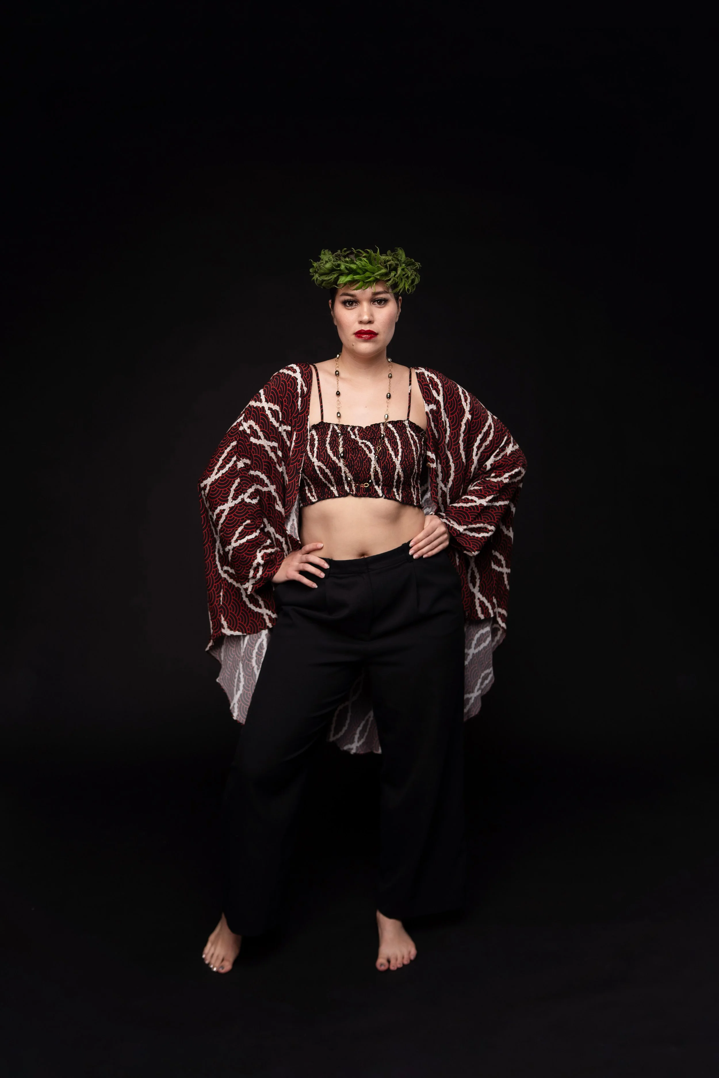 Hi Lo Top | Berry Wine | Pupu Aloha