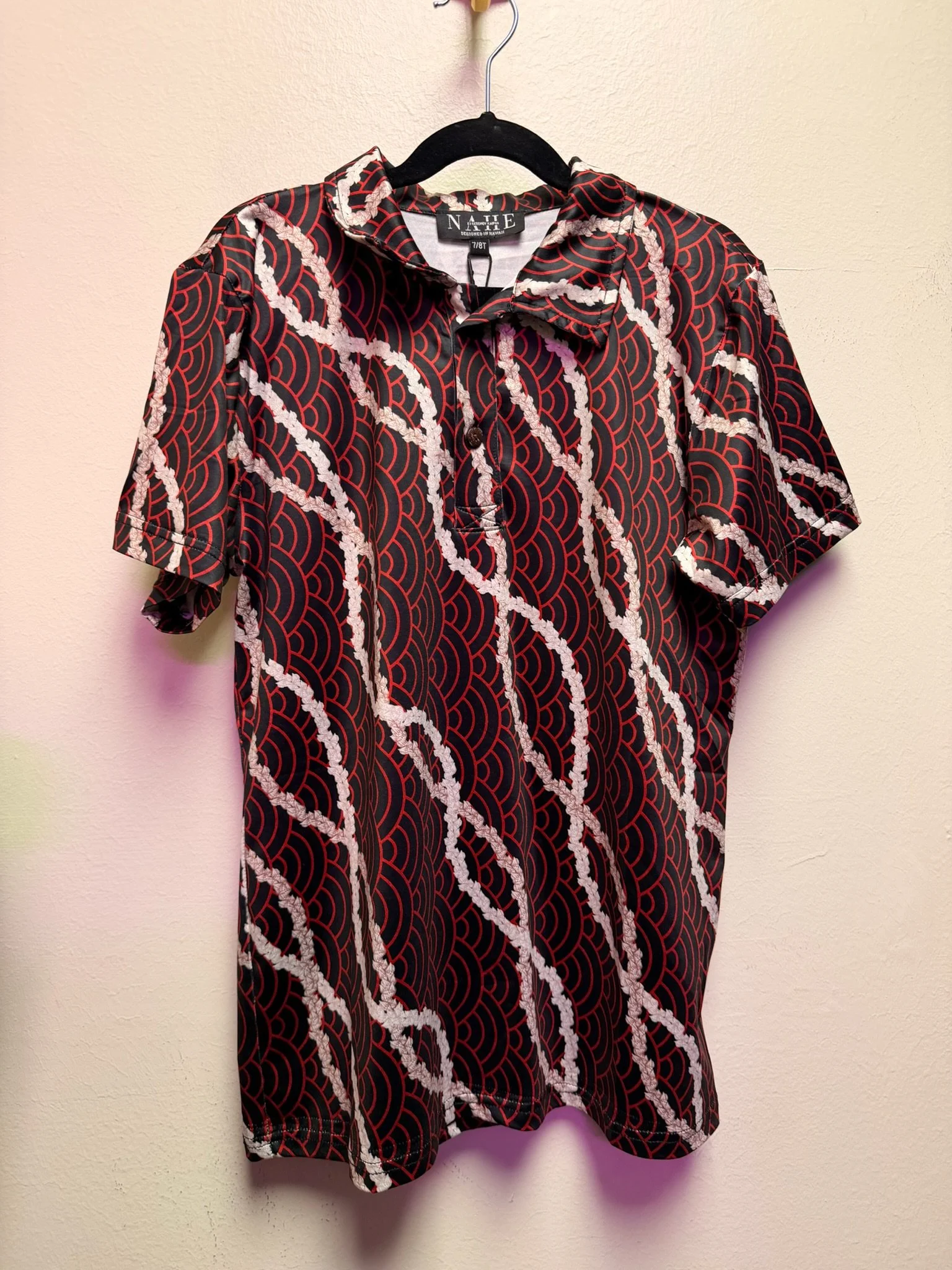 Keiki Kane Dri Fit | Berry Wine | Pupu Aloha