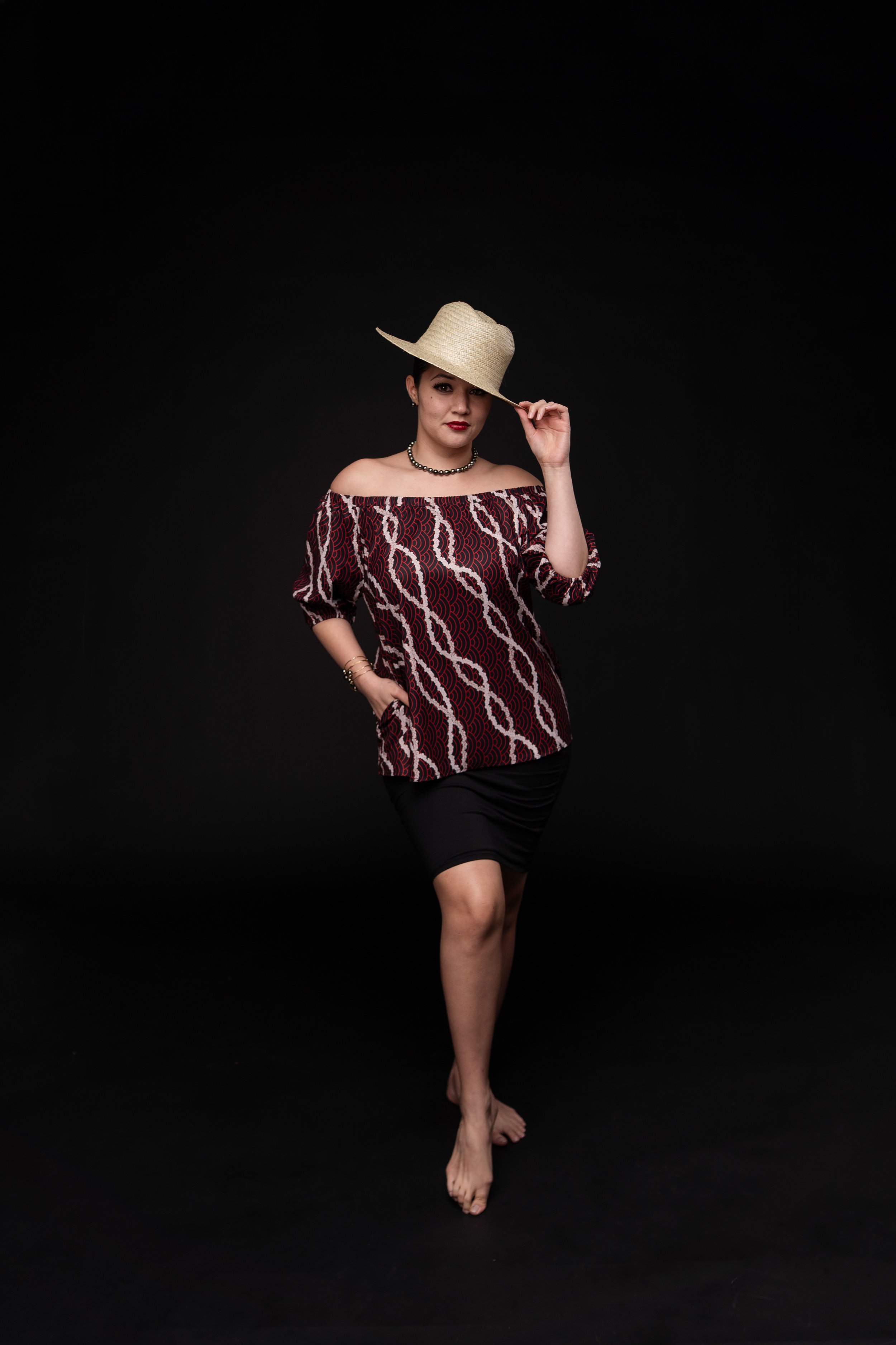 Hiwi Top | Berry Wine | Pupu Aloha