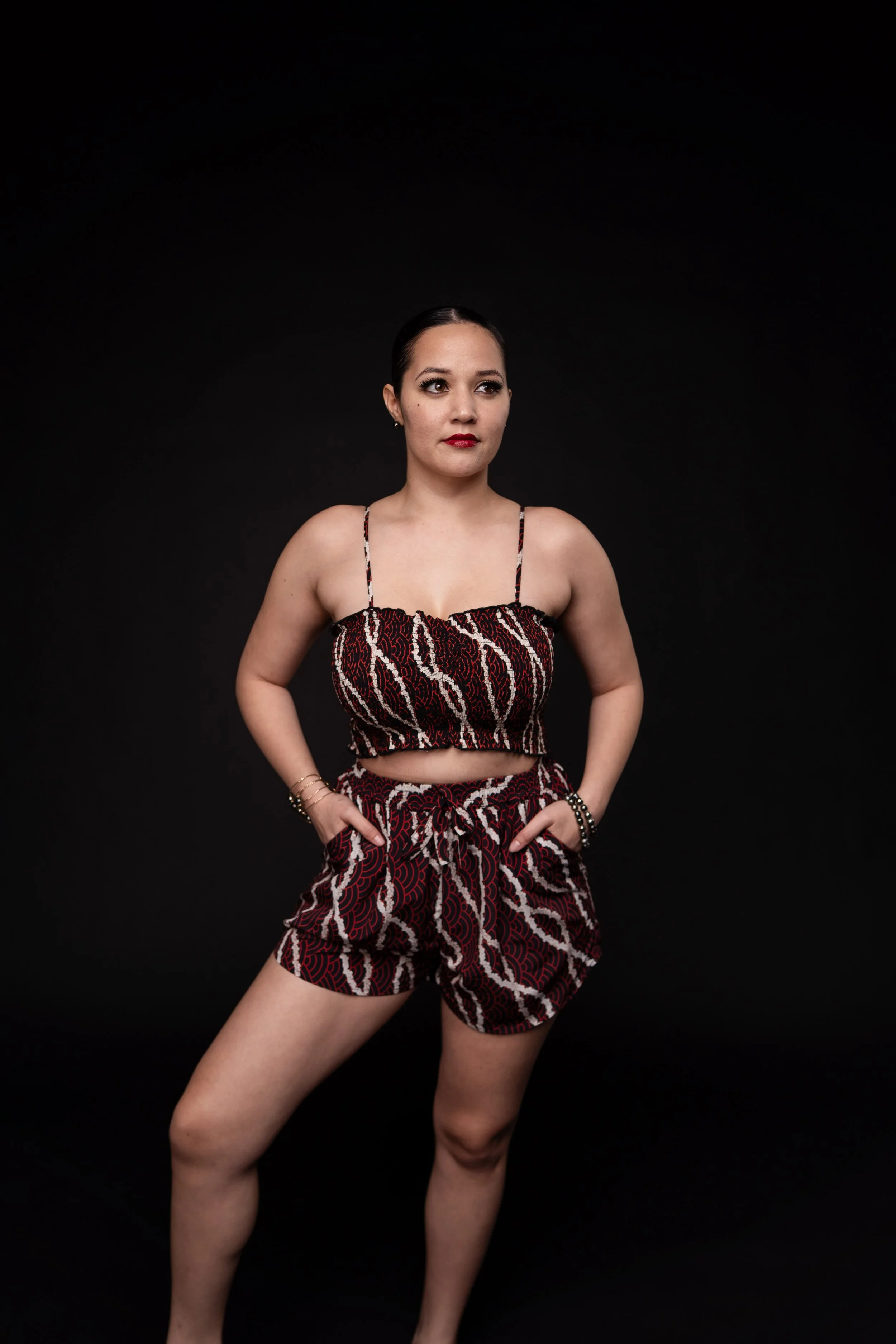 Pua Shorts | Berry Wine | Pupu Aloha