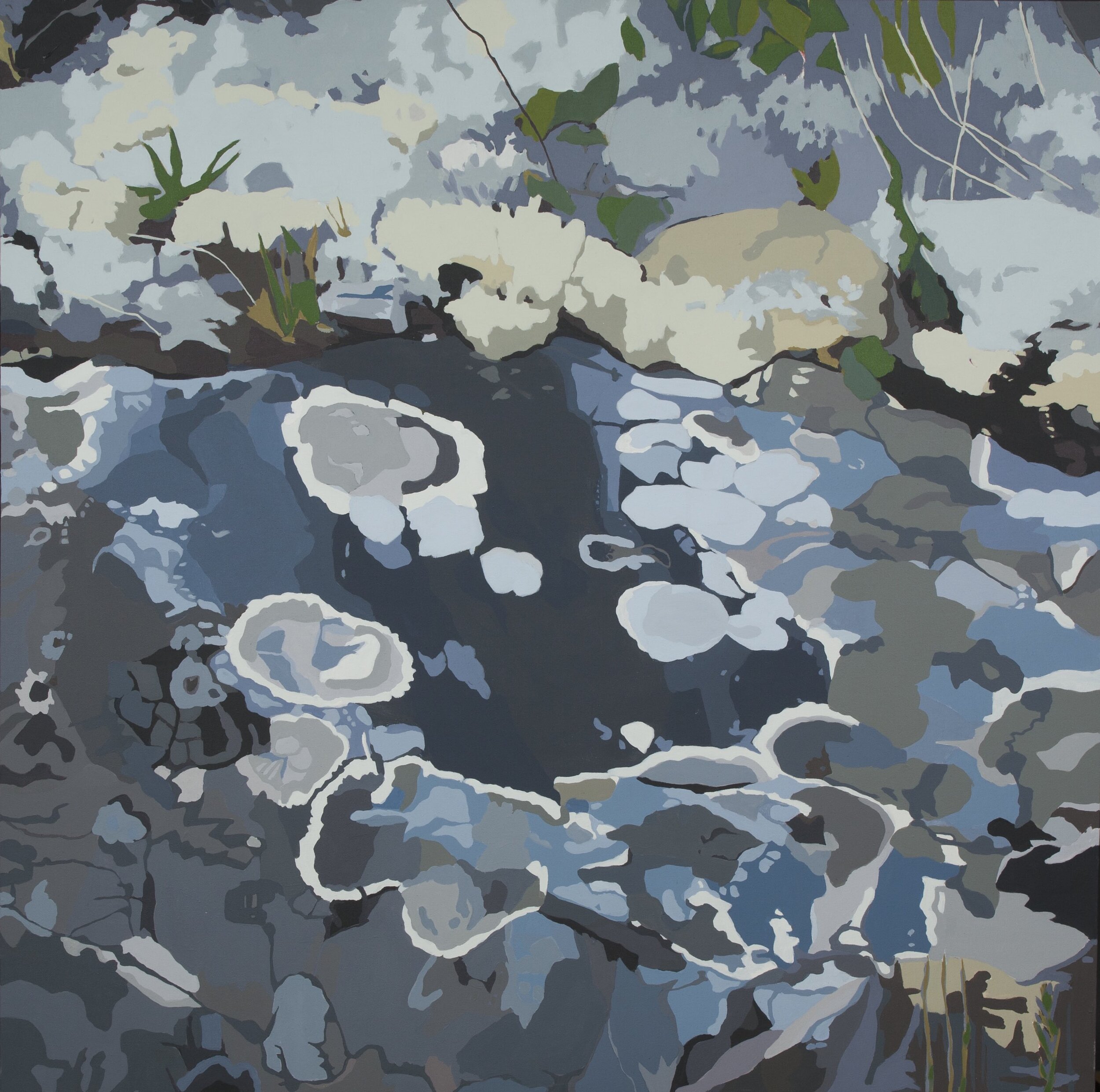 Outcrop #3, White Lichen
