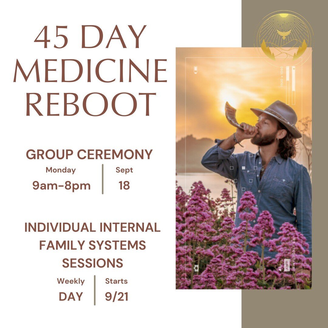 45 days to reboot your life!

The Medicine Reboot is an individual and group program at the intersection of spirituality &amp; psychology 

Tag a person you feel could use some Medicine support.

Signs that Edgewalker Training is for you:

You stand 