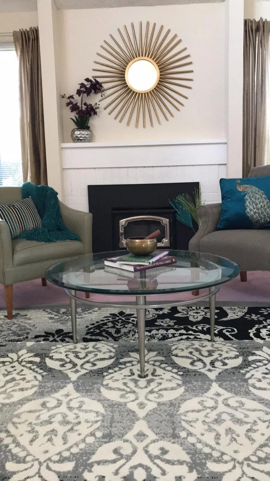 Working with Mauve Carpet...