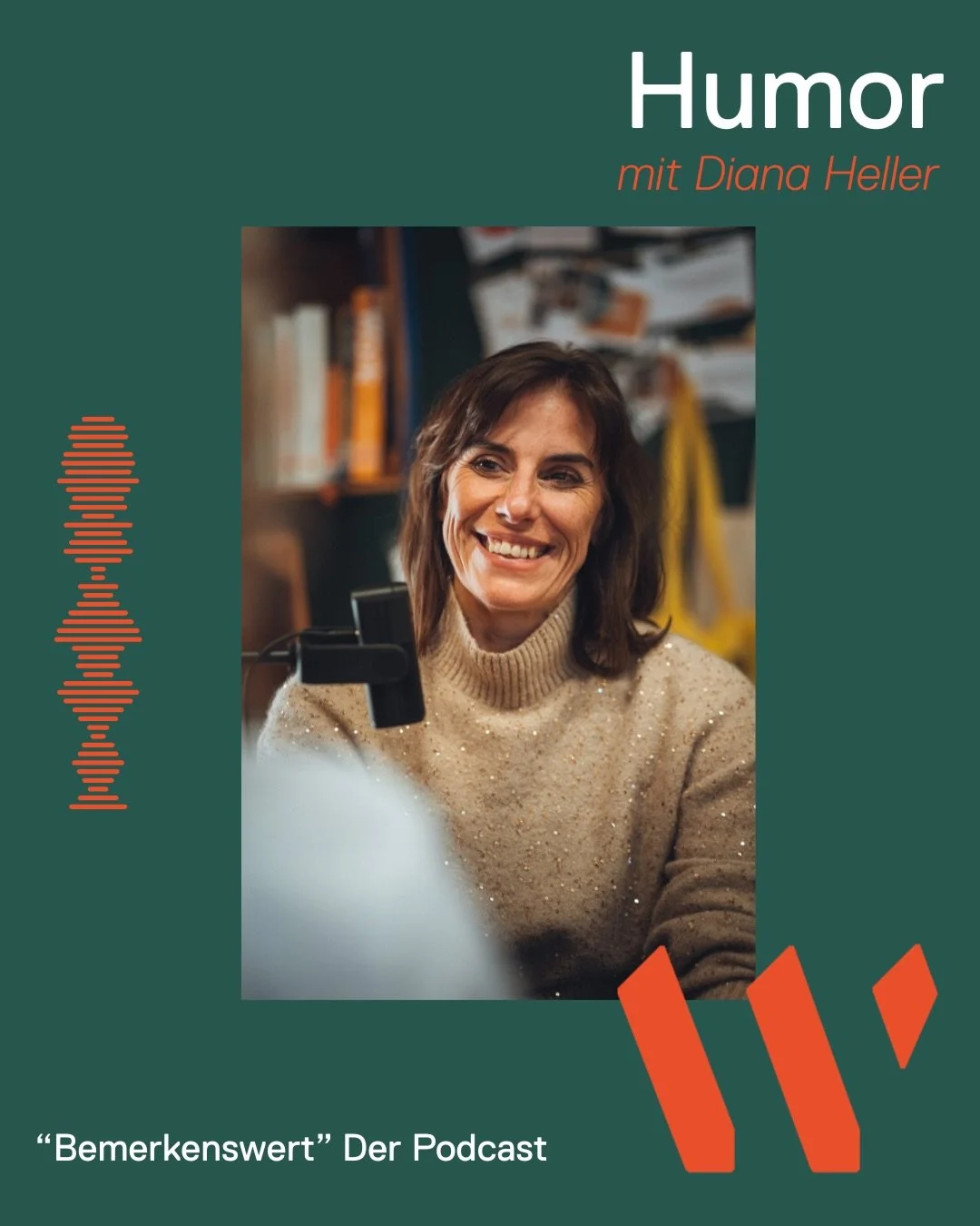 🎙️ Neue Folge &bdquo;Bemerkenswert&ldquo; ist online!

In dieser Episode hat Silke Diana Heller zu Gast &ndash; und gemeinsam tauchen sie tief in die Welt des Humors ein. Warum lachen wir? Was macht Humor klug, fein oder vielleicht auch unbequem? Un