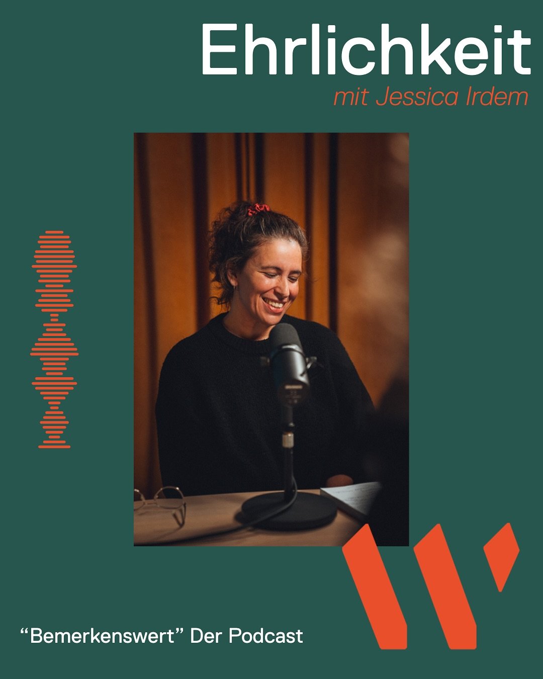 Ehrlichkeit mit Jessica Irdem im Bemerkenswert Podcast. 

📸 @phil.rosz
