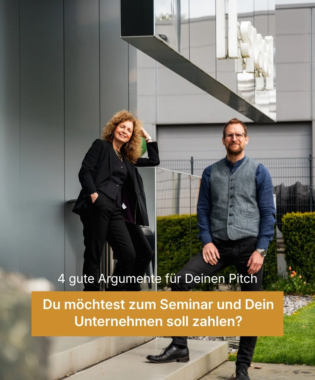 Du m&ouml;chtest Dich beruflich weiterentwickeln, aber Dein Unternehmen soll die Seminarkosten &uuml;bernehmen? 💡

Dann brauchst Du gute Argumente &ndash; und vor allem eine Antwort auf die Frage: Was hat unser Unternehmen davon?

In unserem Seminar