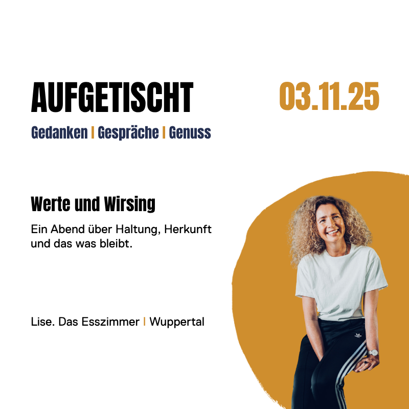 Ticket "Aufgetischt 03.11.2025"