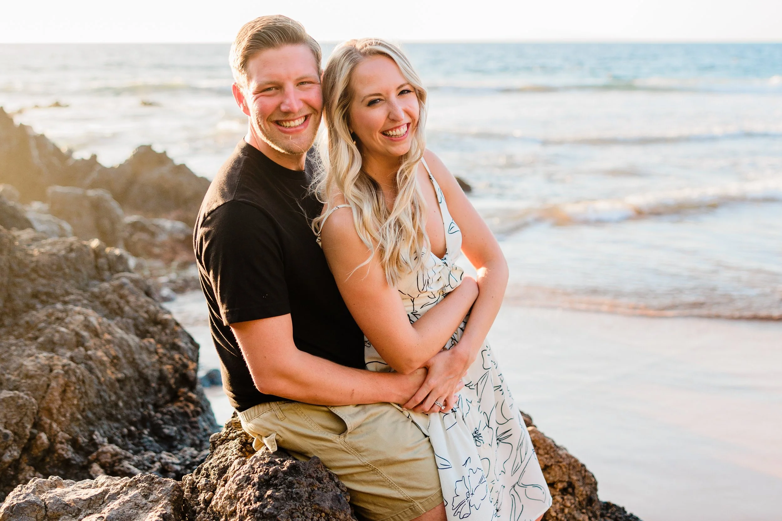 Maui Couples Photoshoot at Poolenalena Beach | Romantic Sunset ...