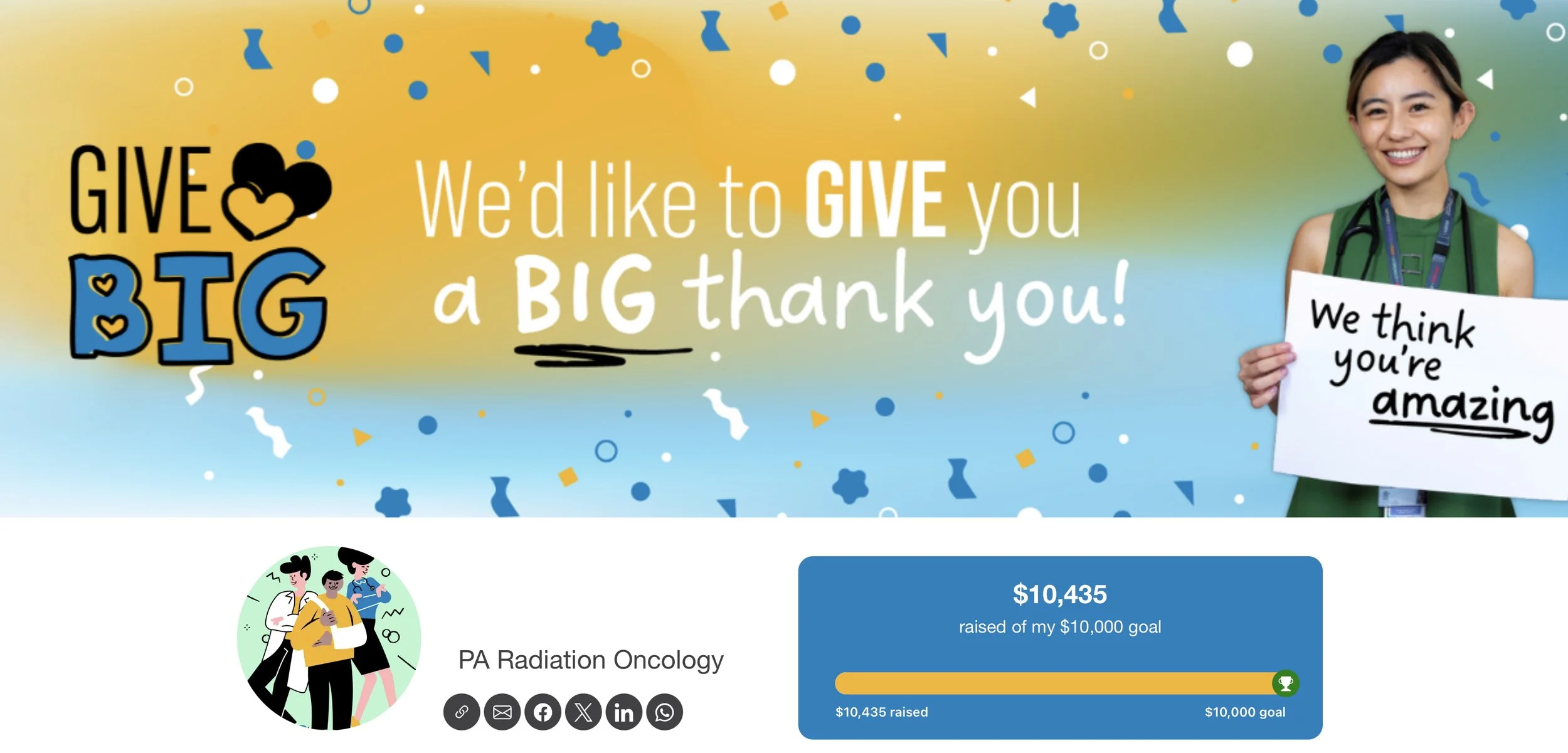 PA Radiation Oncology achieves fundraising target for Giving Day 2025