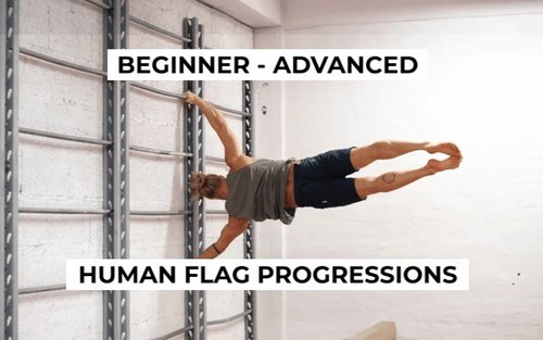 Iron X - Human Flag Progression - Aerial Fitness Daily