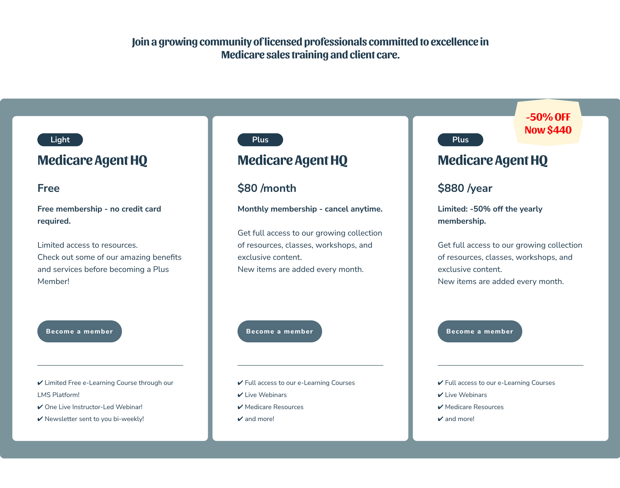 Insurance Training HQ - Memberships