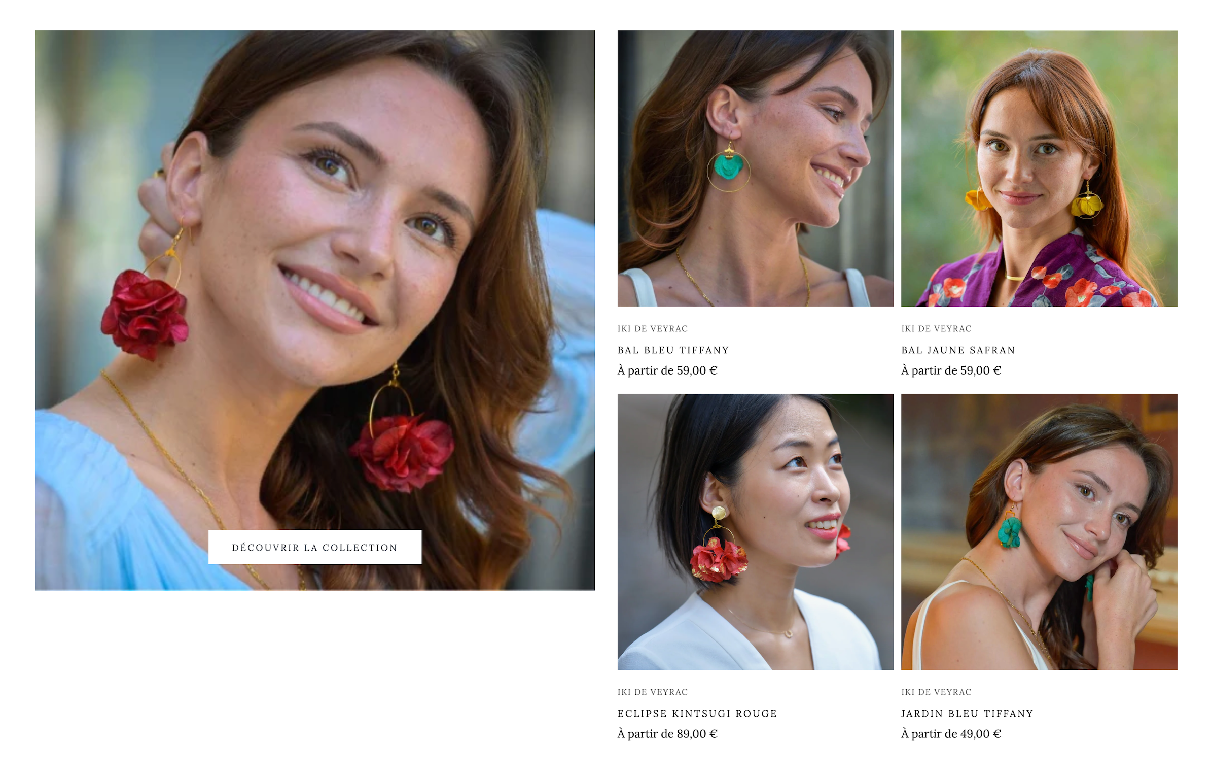 Iki de Veyrac website - product feature