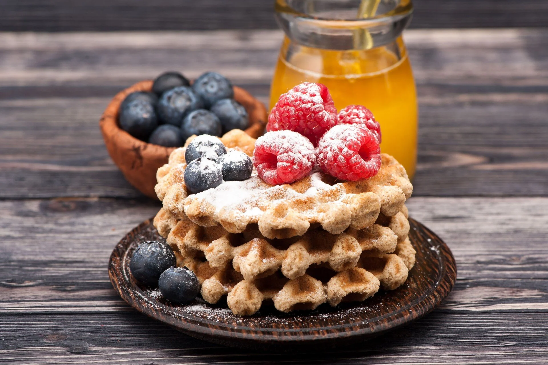BUCKWHEAT MACA WAFFLES