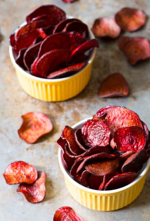 OVEN BAKED BEET CHIPS