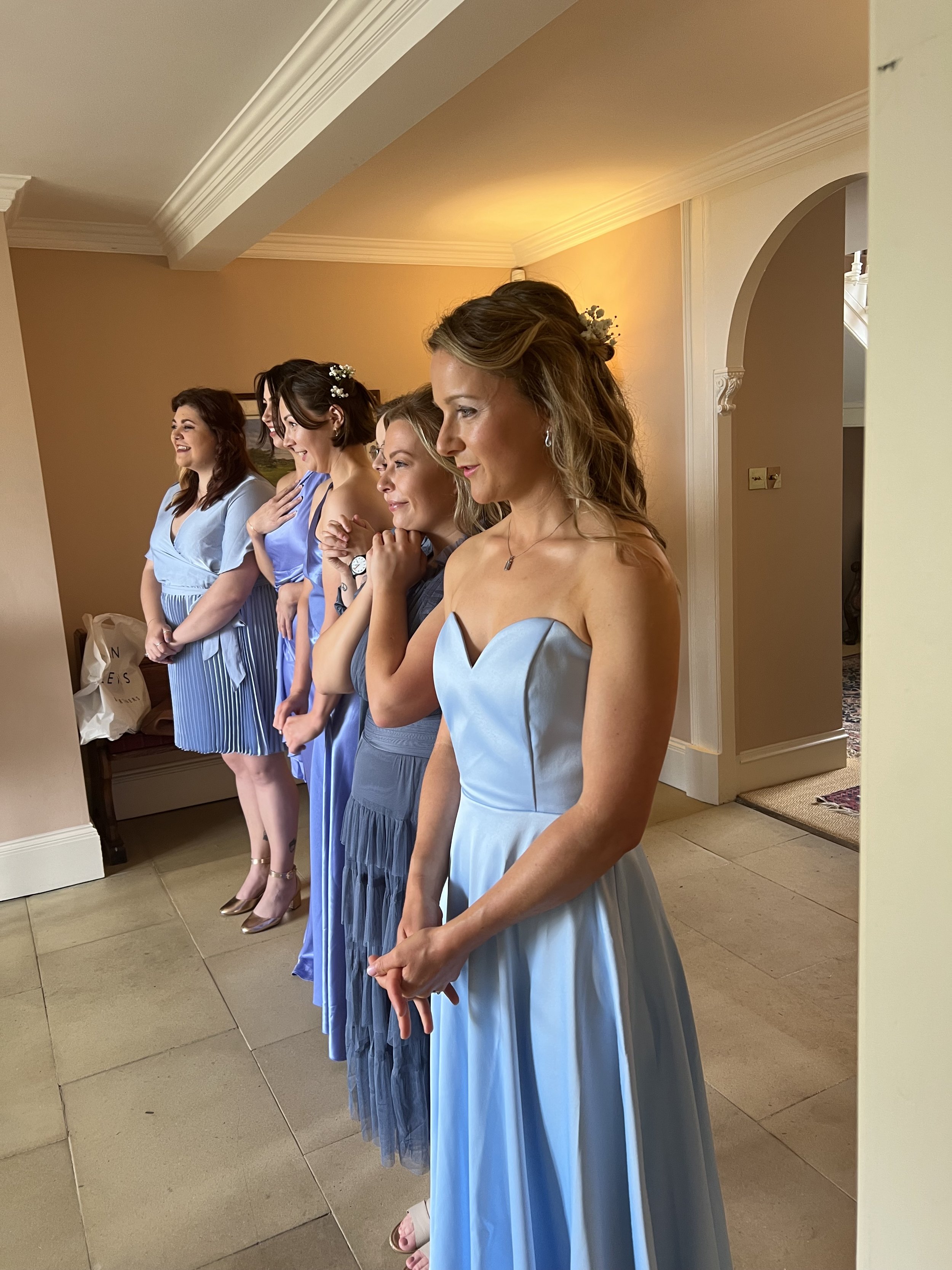 Bridesmaids make up by Helen De la Hoyde