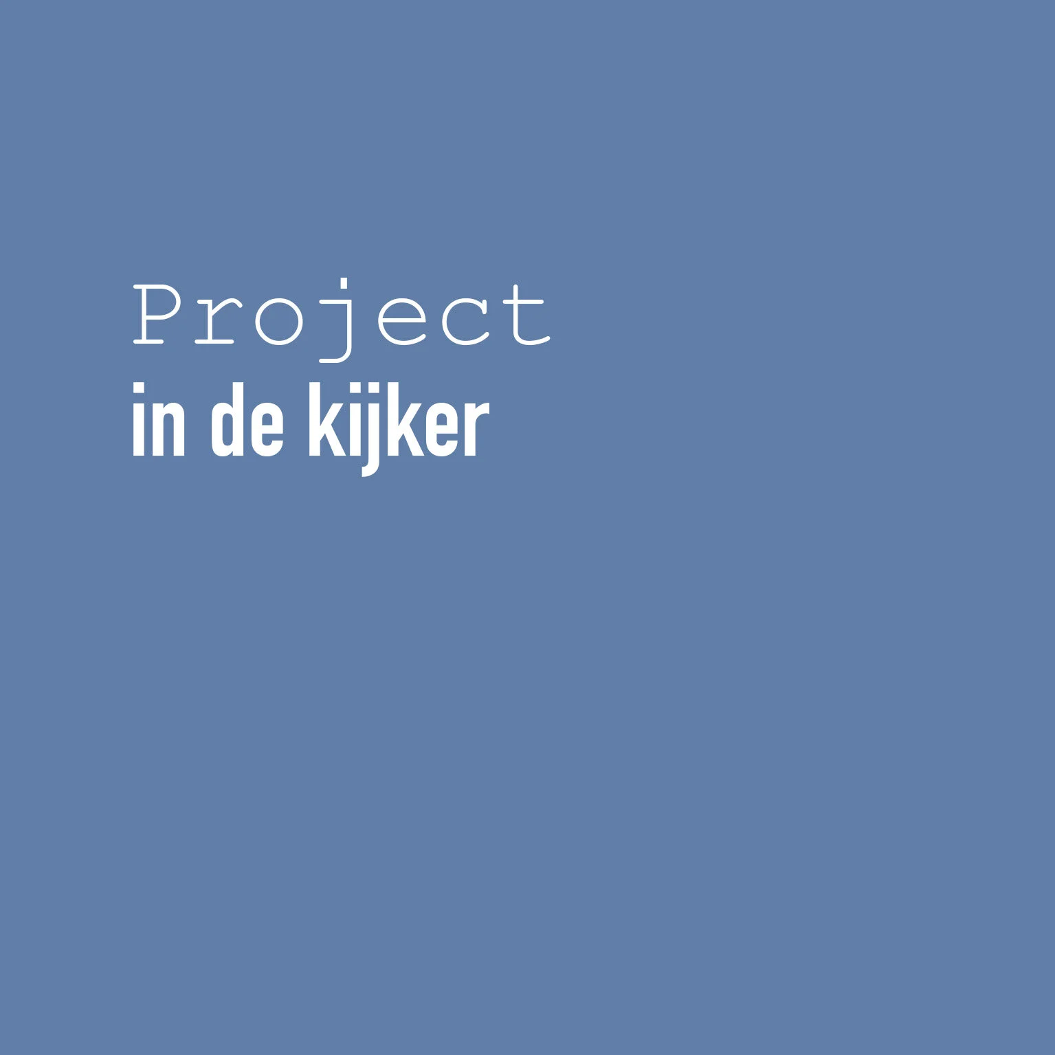 Project in de kijker: #bloomforchange