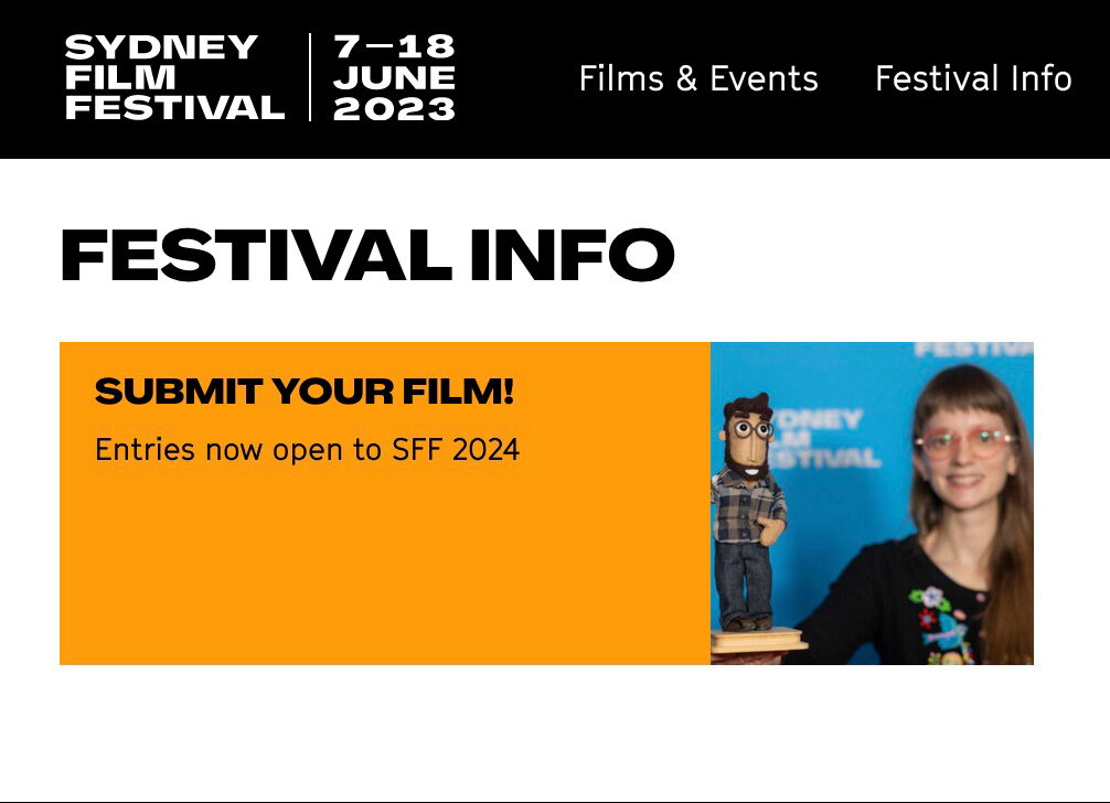 When I was at home with Covid recently I had time to catch up on films. I looked through the Sydney Film Festival program to get the names of things I missed last year and was surprised to see team Handmade Happiness on their call out for new films ?
