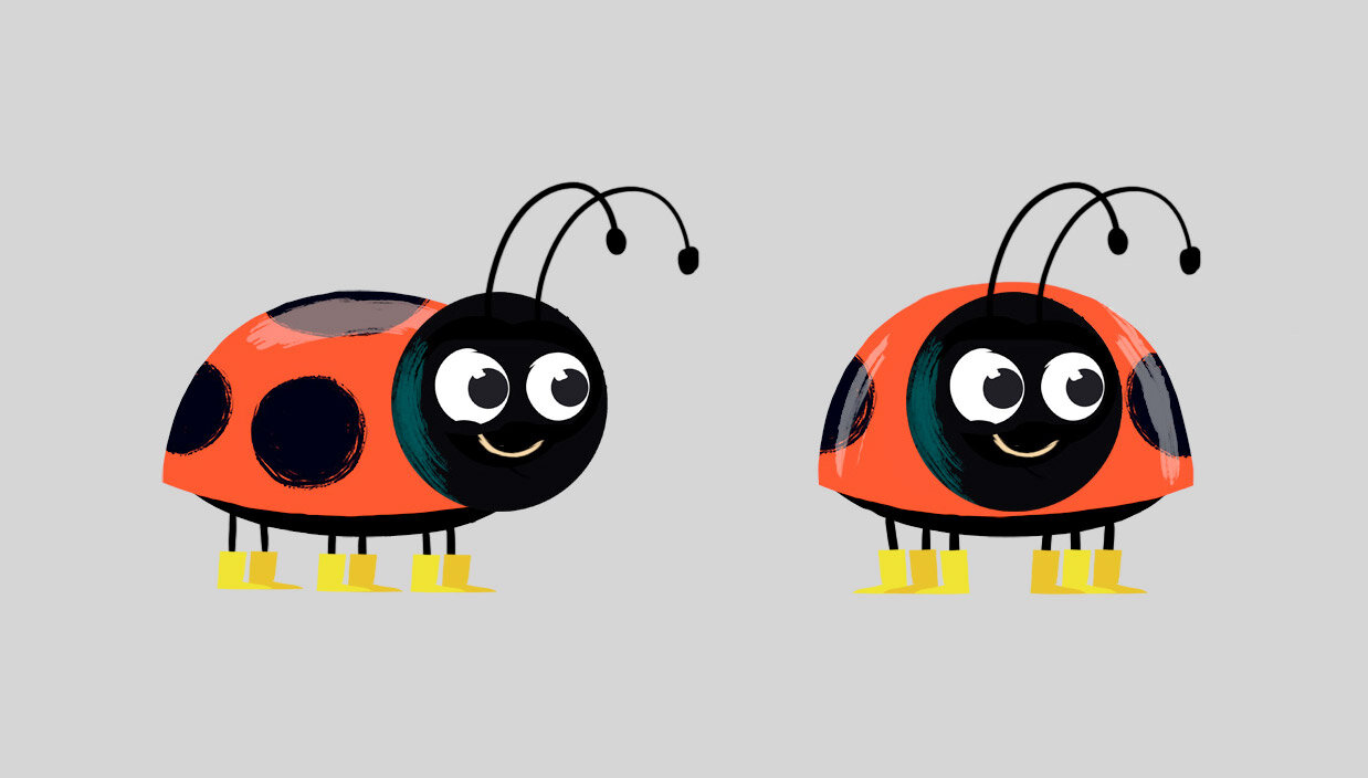 Character design - Ladybird