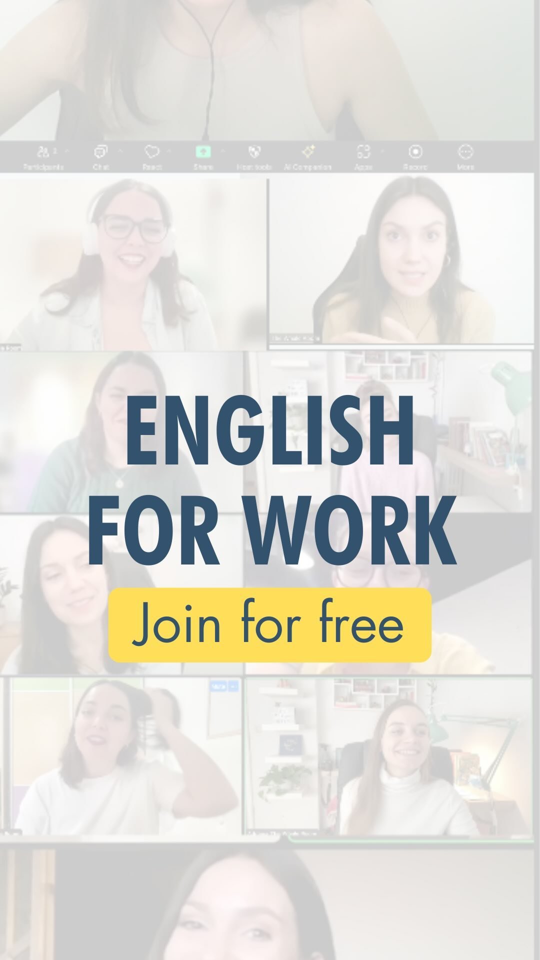 Nuevo enfoque: English for Work de nuestros método CIRCULAR LEARNING🌀
En este video te cuento algunos detalles sobre los cambios que vamos a hacer poco a poco en nuestro contenido de aquí en redes sociales.
Para celebrarlo te invita