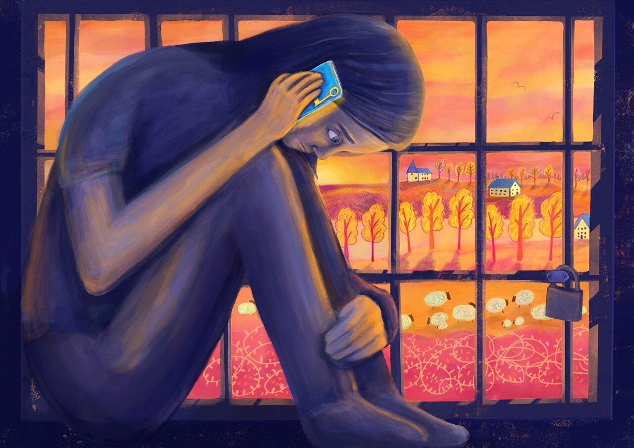 An image to accompany an article about children feeling isolation during lockdown