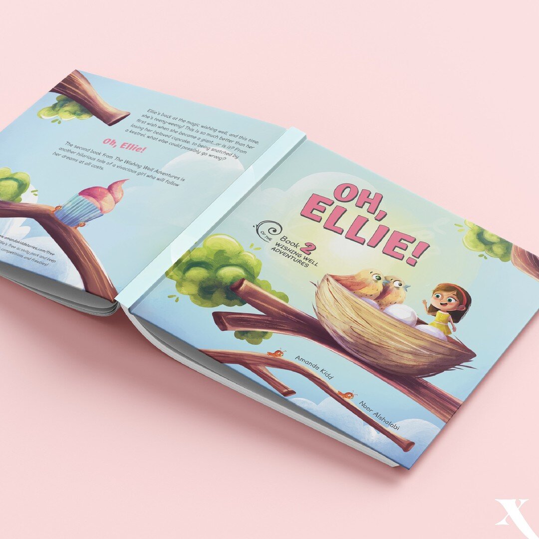 &quot;Oh Ellie&quot; can be viewed in full on our website ✨ Visit the link in bio ❤️
.
#freelancedesigner #graphicdesign #graphicdesigner #bookstagram #bookillustration #publication #publicationdesign #freelancelife #womeninbusiness #femaleentreprene