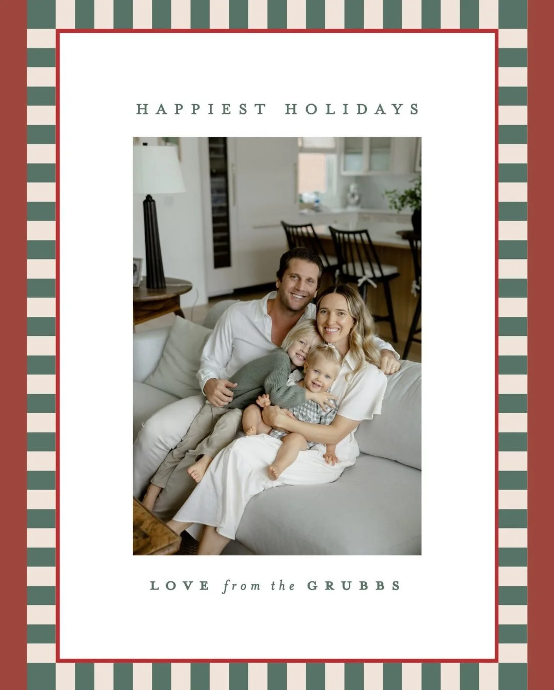 From my family to yours, wishing you a wonderful holiday and a very happy New Year!
xx Lauren 
🤍