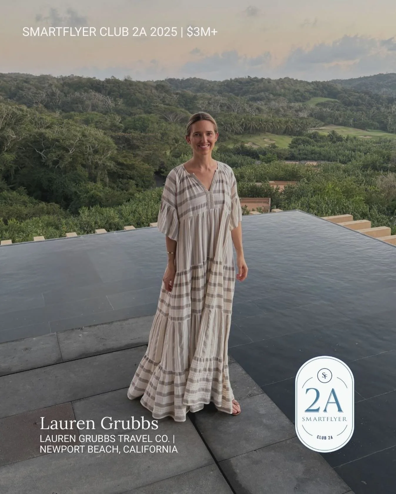 Beyond honored to share that I&rsquo;ve once again been recognized as part of SmartFlyer&rsquo;s Club 2A for 2025, an award celebrating top-producing advisors within the luxury travel industry.⁠
⁠
Reaching over $3M in sales for 2025&nbsp;is a milesto
