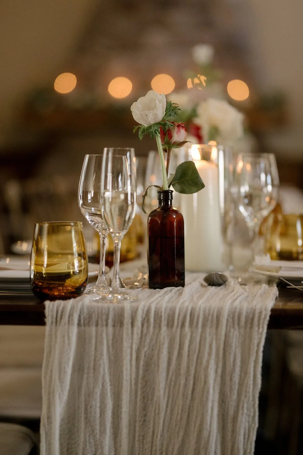 Wedding ceremony flowers by Alchemy Floral Design