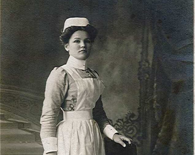 Nurse Creasey, St James's Hospital 1910
