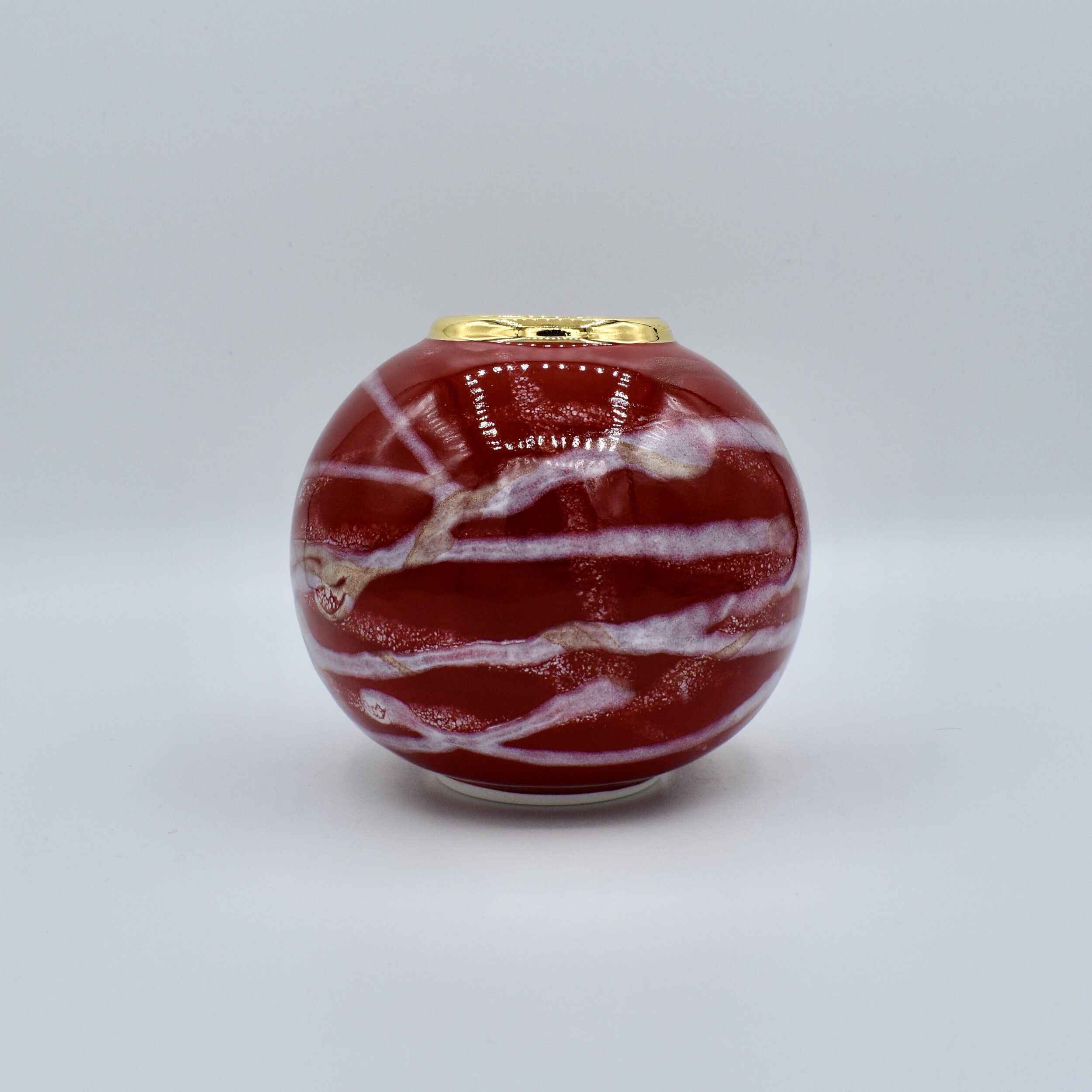 Red and gold Sea Globe (no. 2)