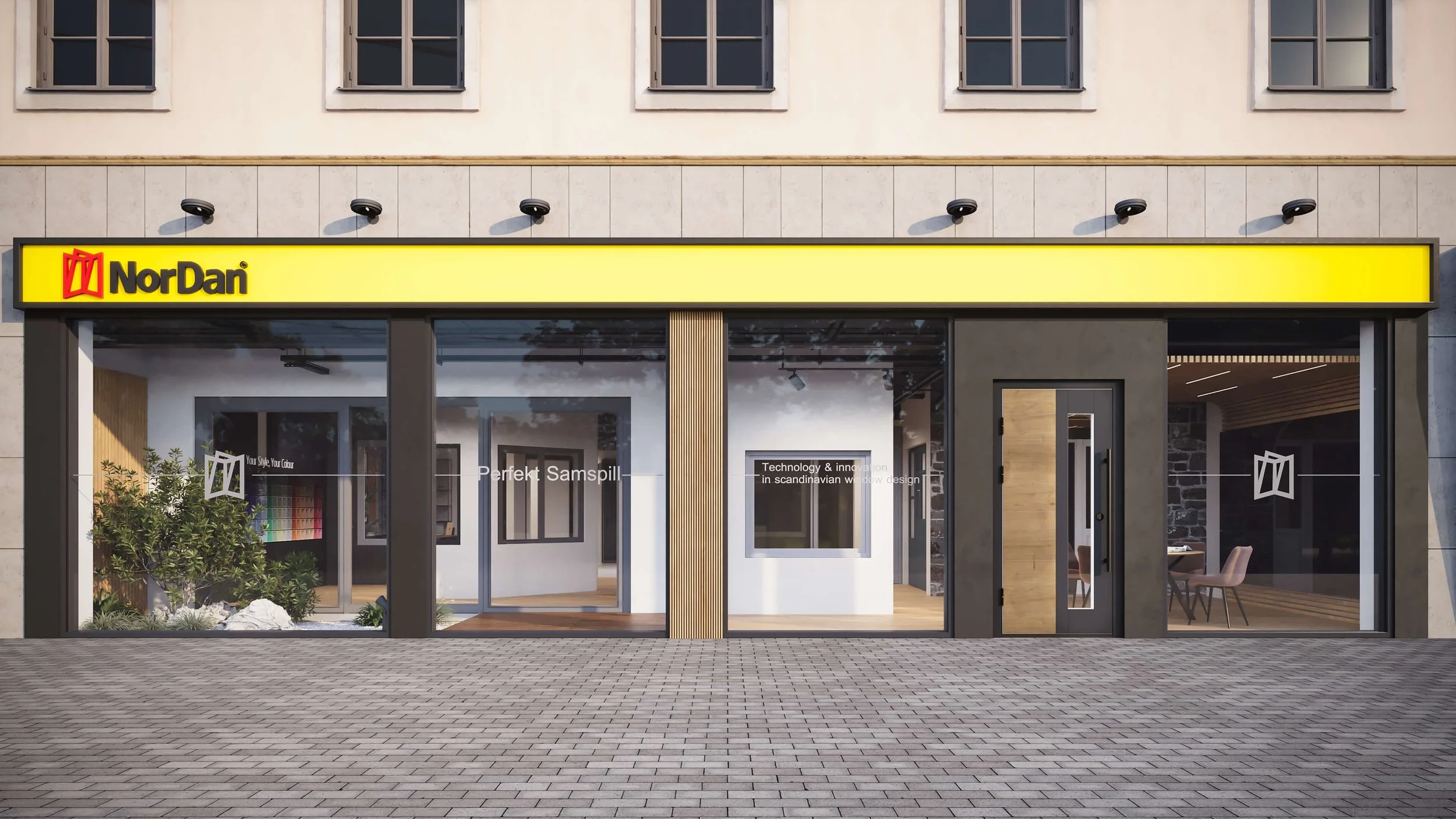 NorDan Vinduer Athlone Shop Front Design