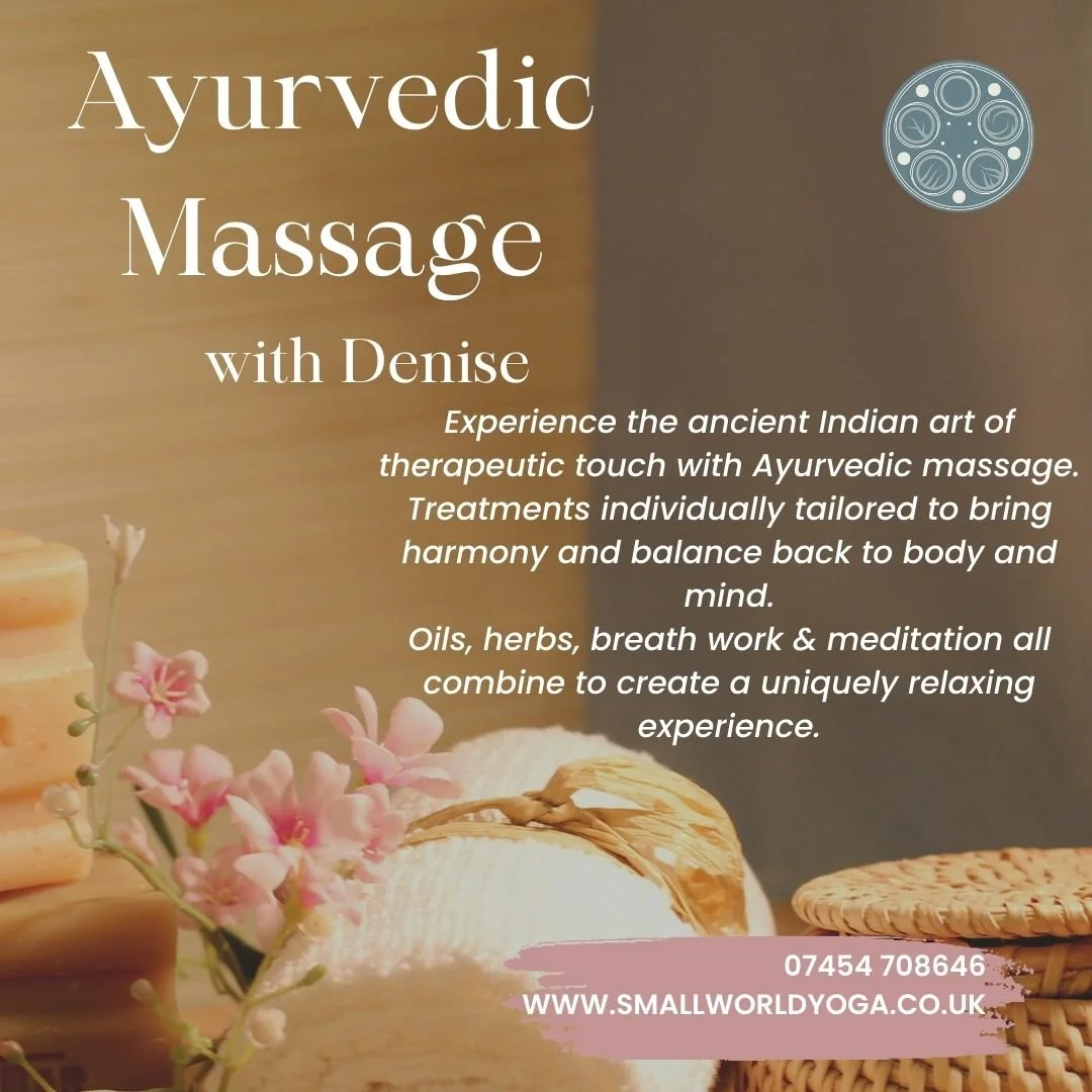 Ayurvedic massage pop-up appointments