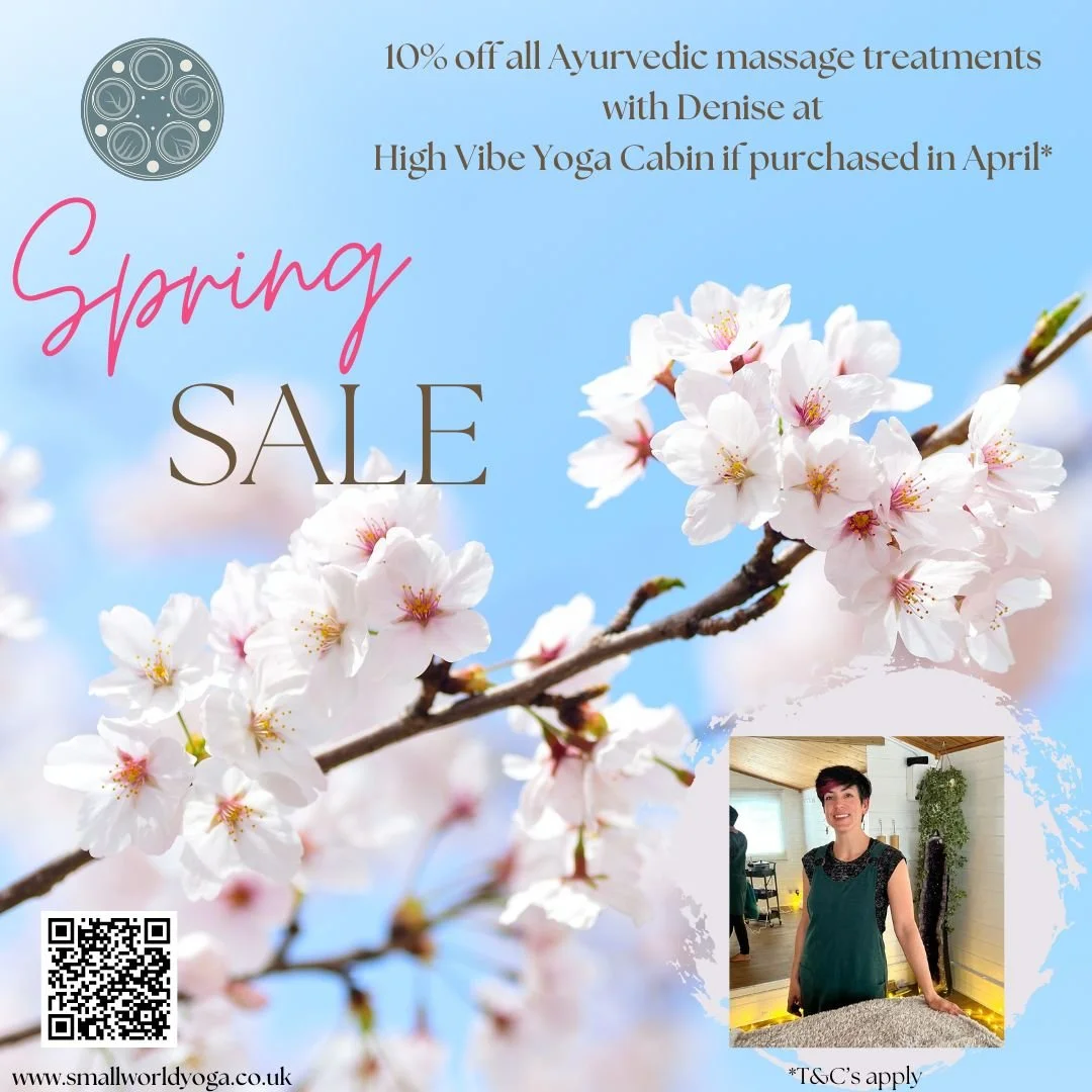 Spring Ayurvedic massage sale!