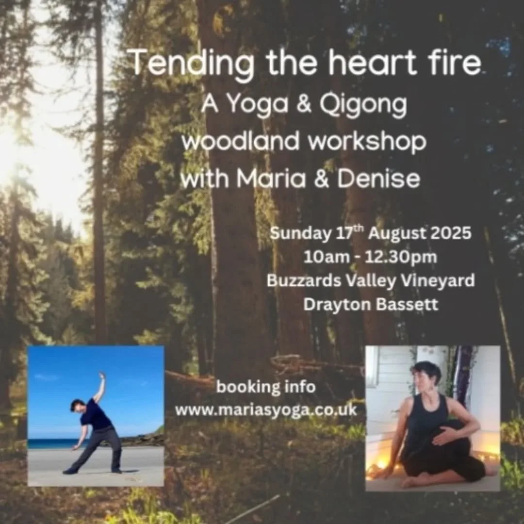My fab friend @mariasyogauk has organised this wonderful woodland Qigong &amp; Yoga workshop on Sunday 17th August at Buzzards Valley.

Maria will be weaving her magic with summer themed Qigong for the heart, and I'll offer calming heart-led Yoga - a