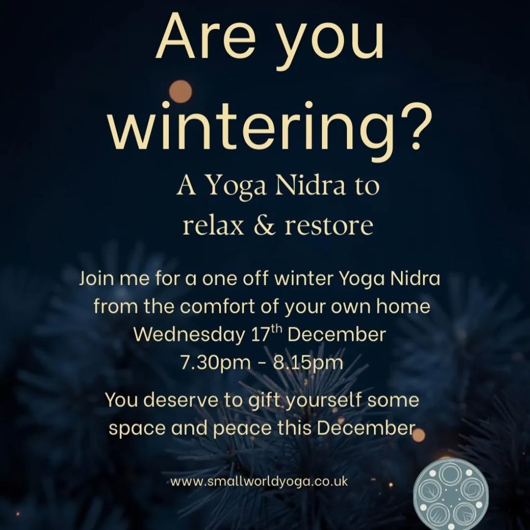 Do you already feel exhausted? Is your mind overly busy? Does your body feel tired?

You deserve to treat yourself to some time and peace this time of year✨️

I will guide you through a deeply relaxing Yoga Nidra (Yogic sleep). No movement, no fancy 