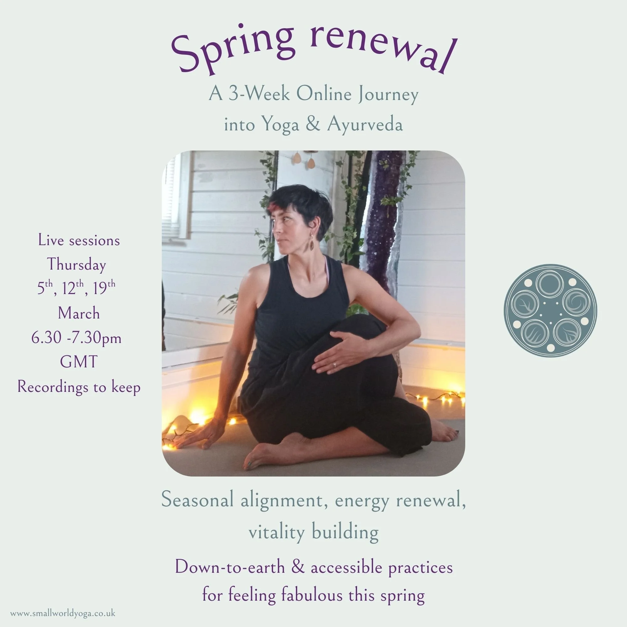 Spring Renewal: A 3-Week Online Journey into Yoga &amp; Ayurveda