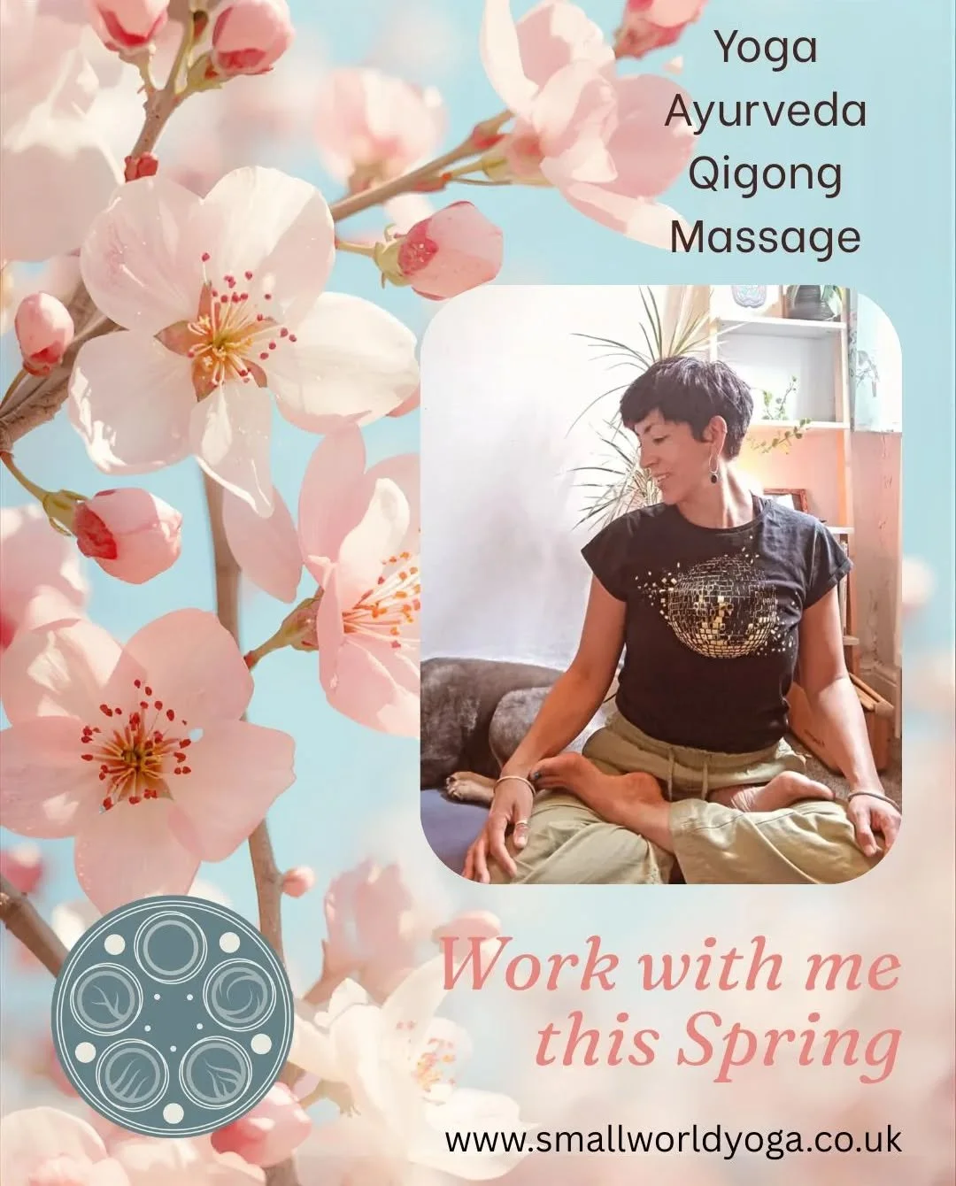 Work with me this spring 💕💕

From daily Yoga &amp; Qigong community classes, to online mini courses, Spring wellbeing weekends, Ayurvedic &amp; Tui na massage clinics, and personalised online 1:1 wellbeing sessions.
I've got you covered 💕💕

Let's