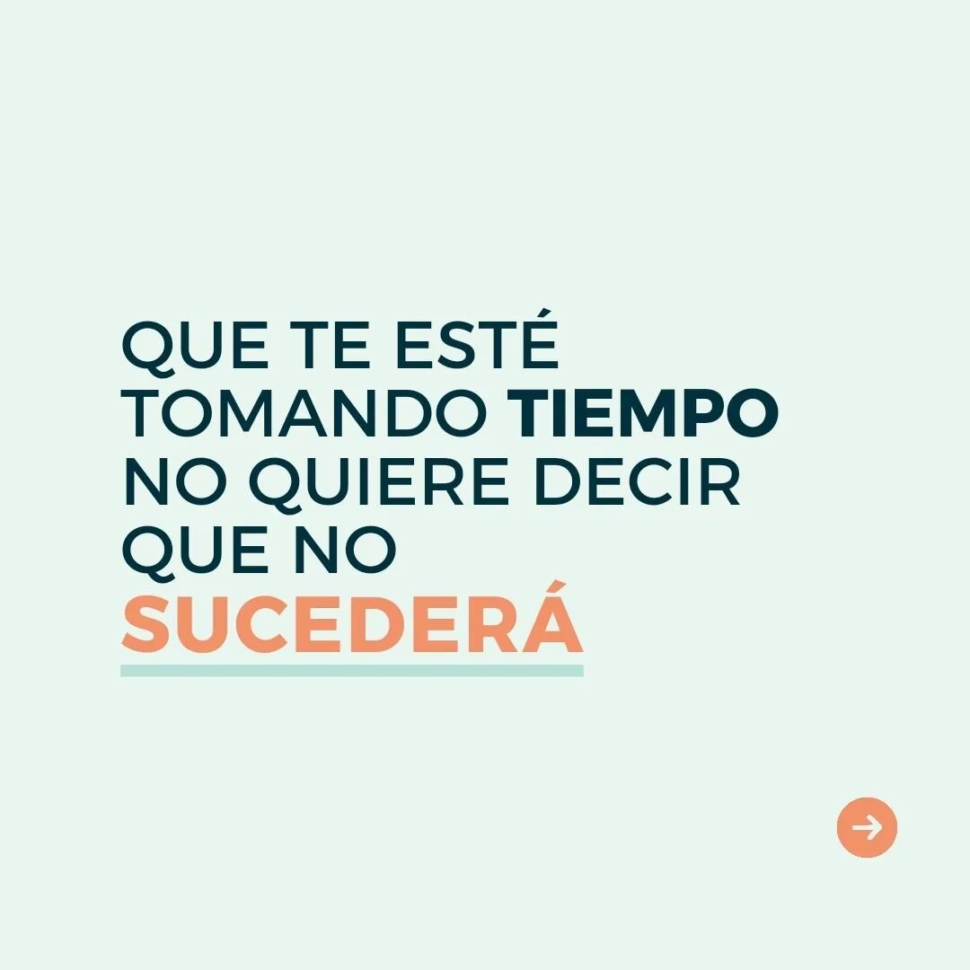 Todo lleva tiempo, solo se paciente.

Esto no quiere decir que te paralices, solo toma un respiro y contin&uacute;a, recuerda que....

🔸Un &aacute;rbol no crece en un d&iacute;a.
🔸Una obra de arte no se pinta en una hora.
🔸Ni un sue&ntilde;o se ha