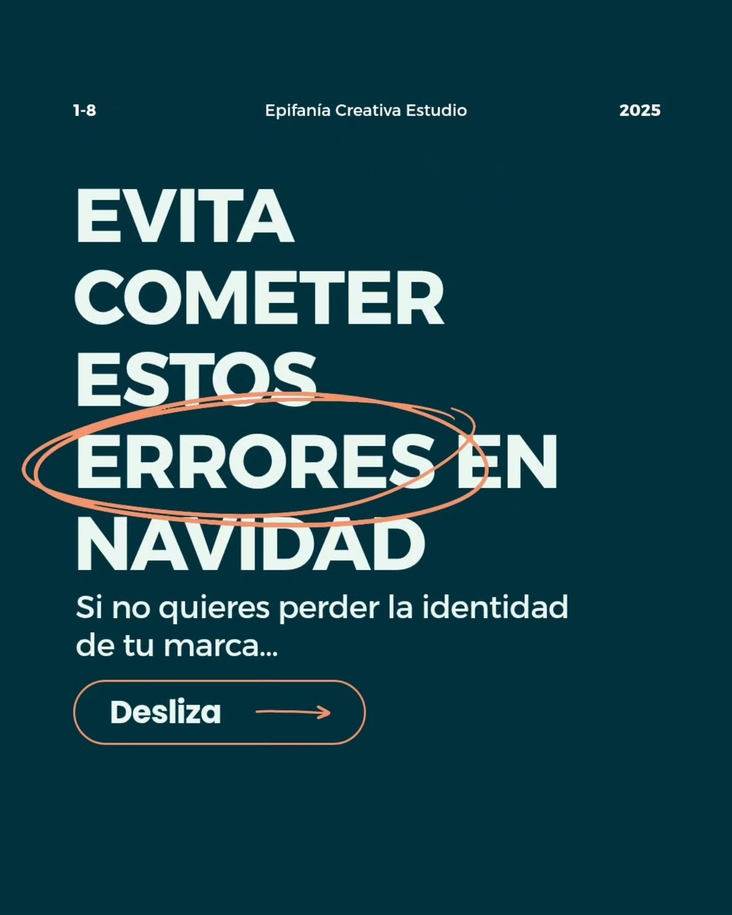Llega diciembre y, con &eacute;l, la tentaci&oacute;n de ponerle un gorrito a todo. 🤚Pero cuidado: la decoraci&oacute;n excesiva puede diluir tu Identidad de marca y hacer que te parezcas a todos los dem&aacute;s.

➡️ Desliza para descubrir los erro