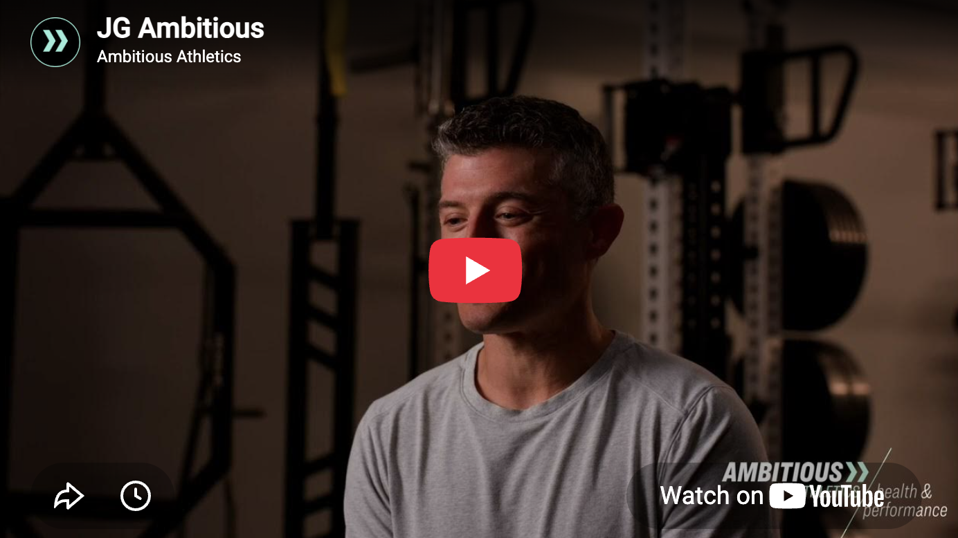 Watch JG’s Ambitious Athletics member story