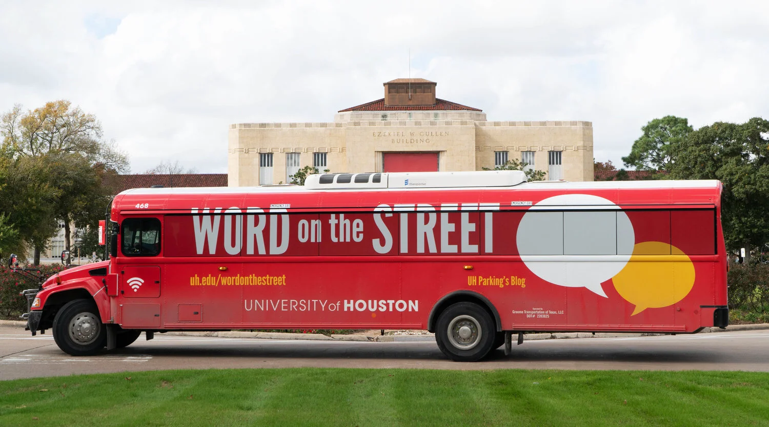 UH Shuttle Bus wrap