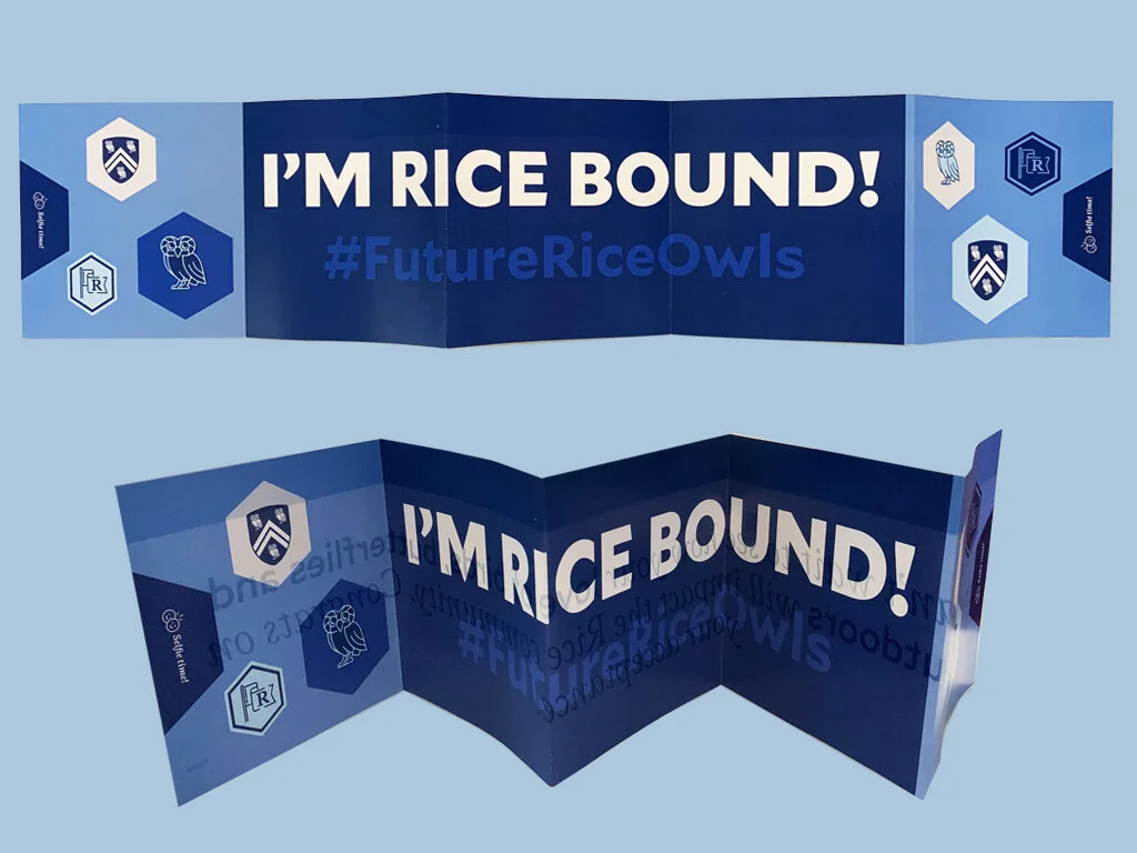 Personalized banner for students to share on social media.