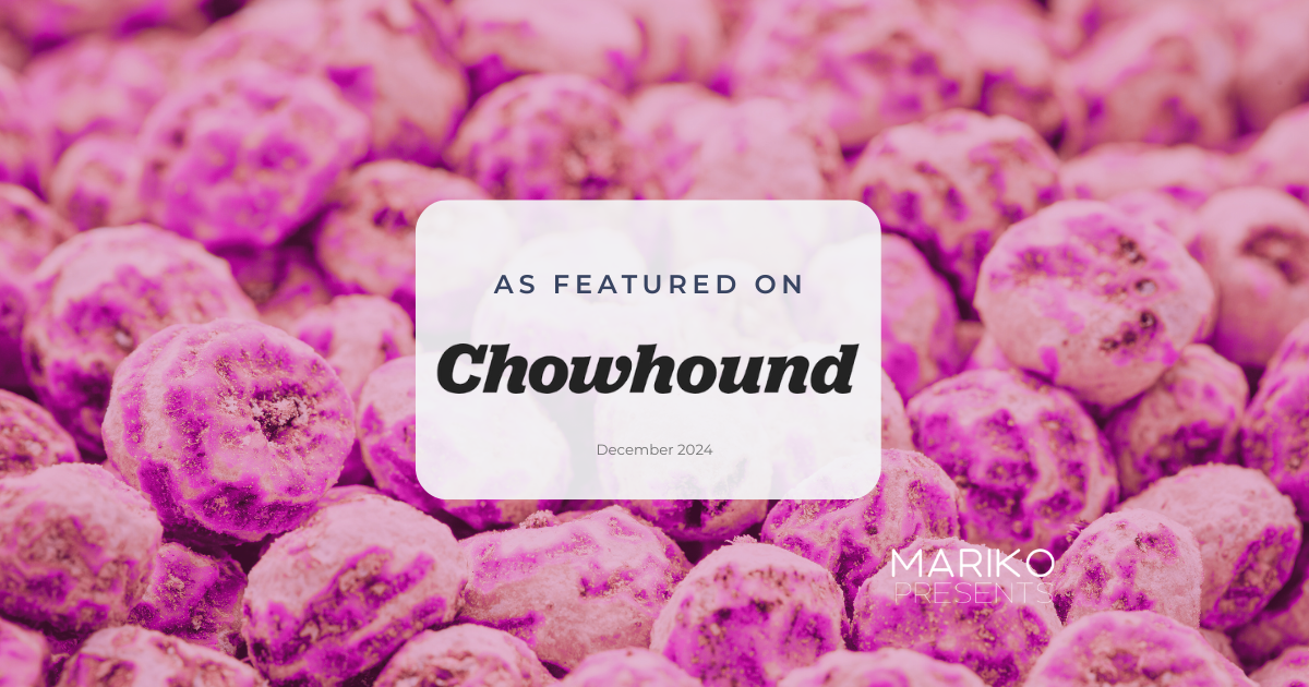 Featured in Chowhound: Cooking with Tiger Nuts