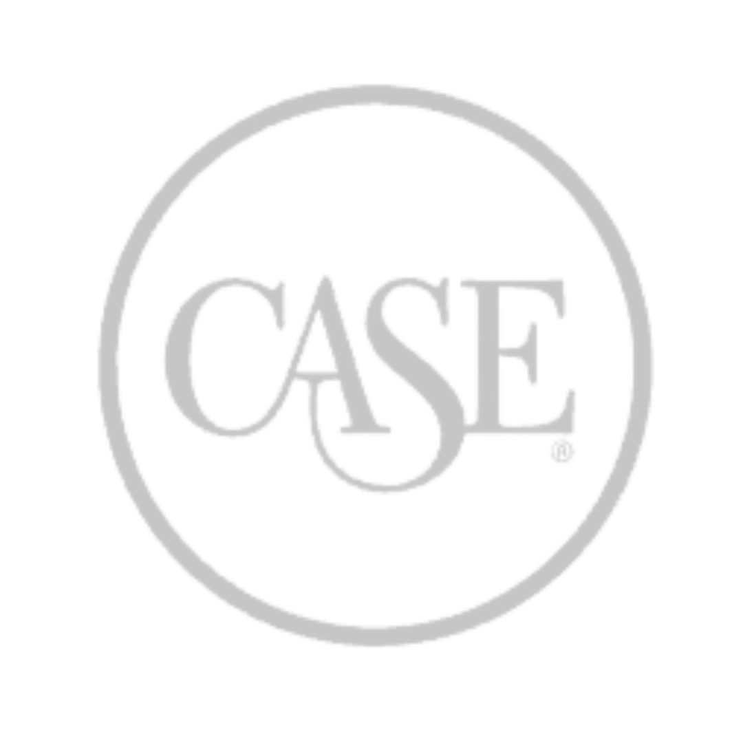 A black and white logo with the word 'CASE' inside a circle.