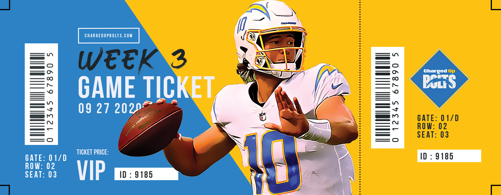 chargers tickets prices