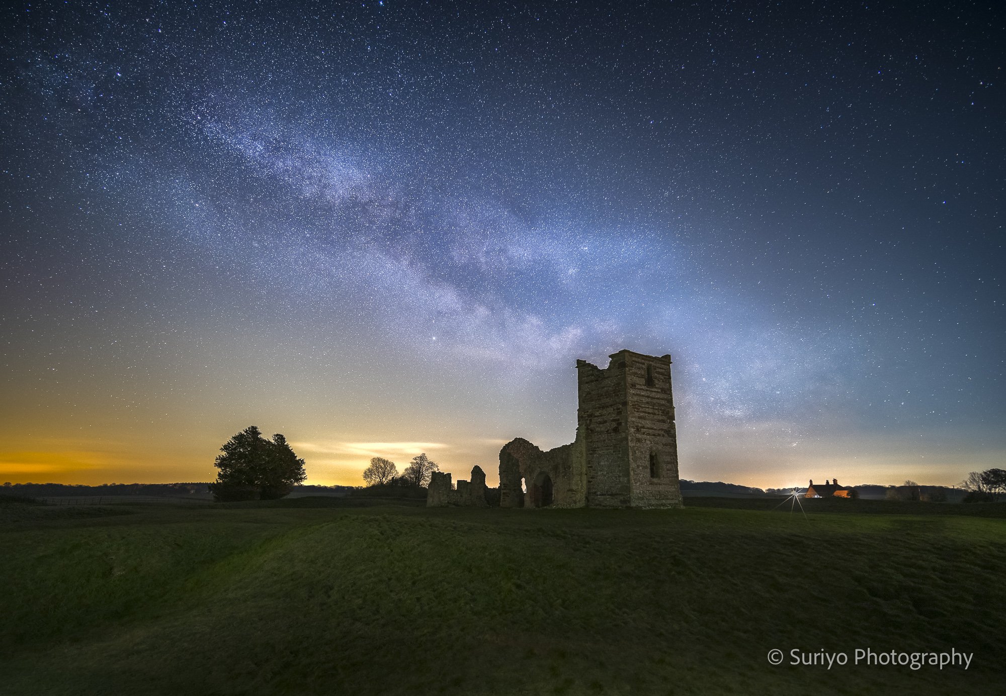 Knowlton church Milky way